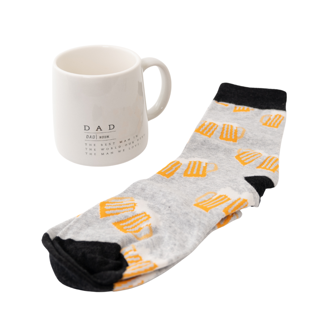 Ceramic Mug & Sock Set - Dad Definition