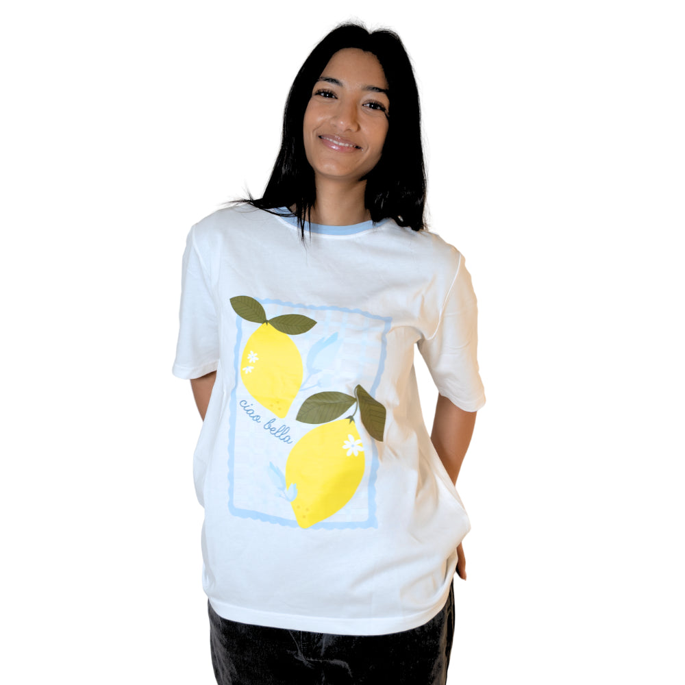 K&Co T-Shirt Size Large - LEMON