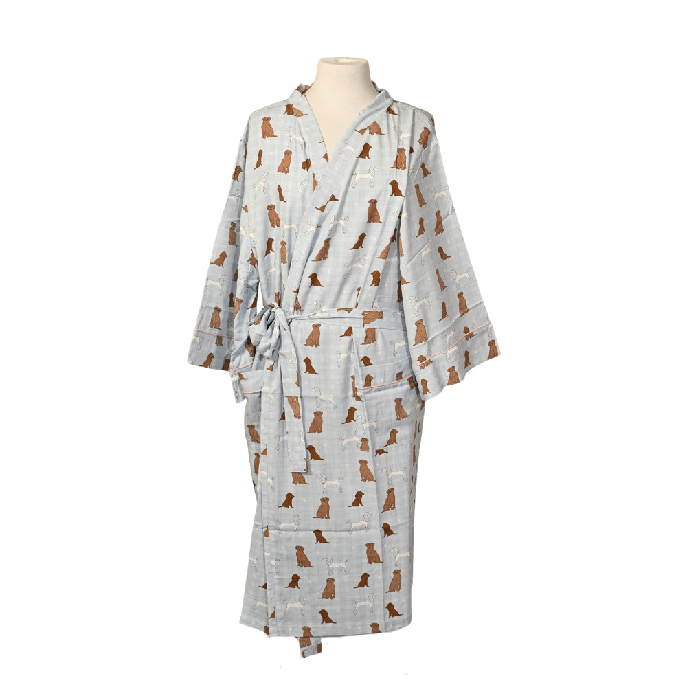 K&Co Viscose Robe Large/Extra Large  - SLEEPY PUPS