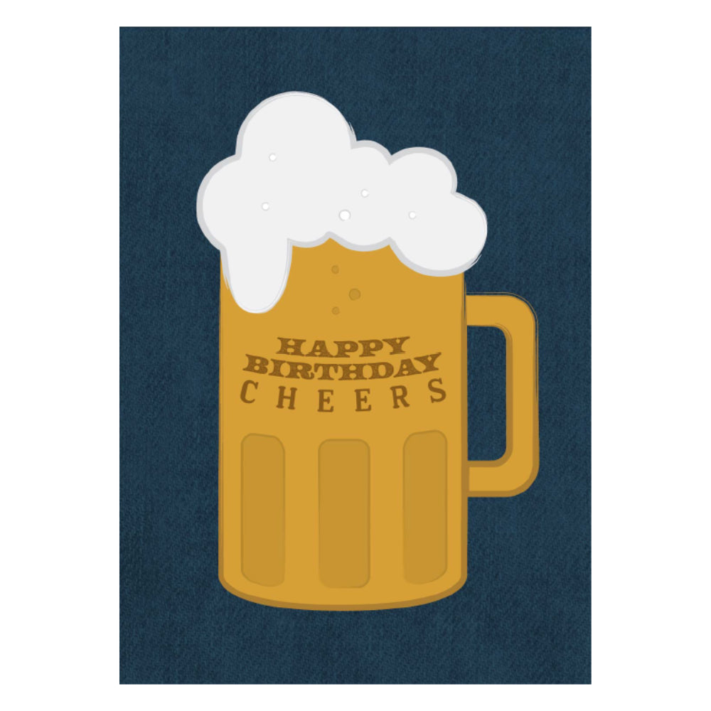 Greeting Card - FOR HIM - Birthday Cheers