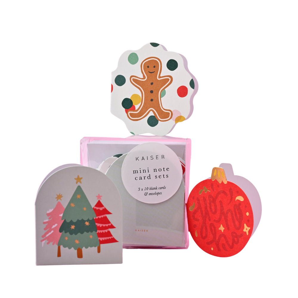 Mini Christmas Notecard Set - Ho Ho Ho
