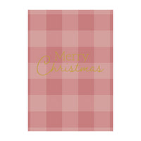 Christmas Card -Berry Gingham