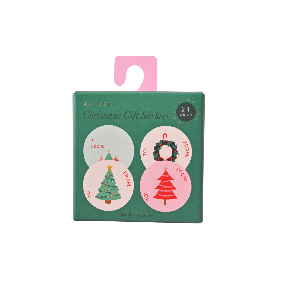 Christmas Wrap Stickers - O Christmas Tree