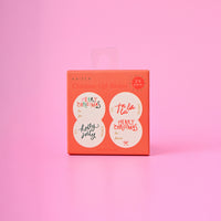 Christmas Wrap Stickers - Christmas Words