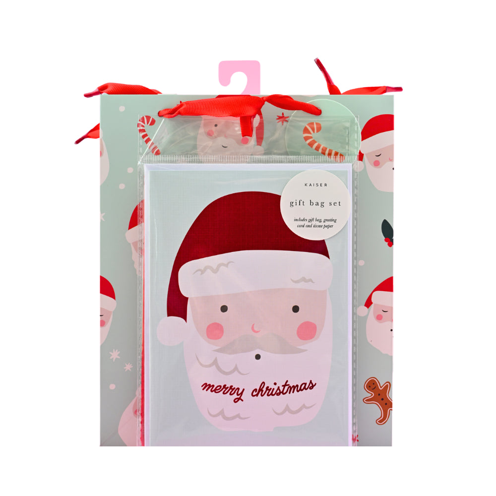 Christmas Small Gift Bag Set - Holly Jolly