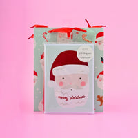 Christmas Small Gift Bag Set - Holly Jolly