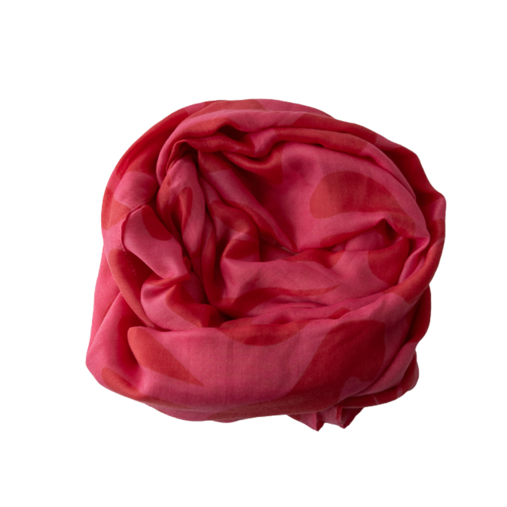 Soleil Series Print Scarf - PINK ABSTRACT