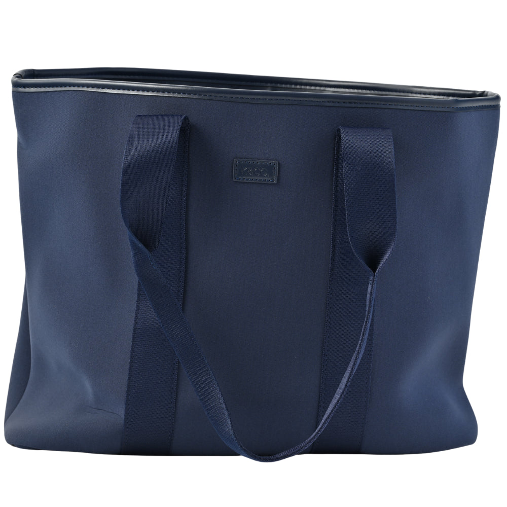 Soleil Series Neoprene Tote Bag - NAVY