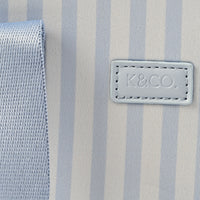 Soleil Series Neoprene Tote Bag Mini - BLUE STRIPE