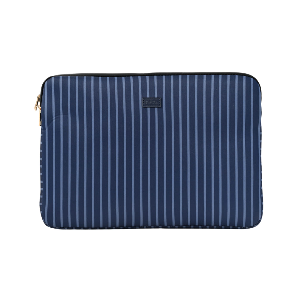 Soleil Series Neoprene Laptop Sleeve 15inch - NAVY STRIPE