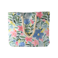 Soleil Series Beach Tote - FLOWER MARKET BLUE