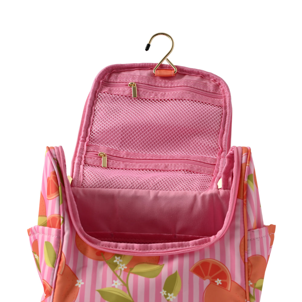 Soleil Series Travel Toiletry Bag - ORANGE STRIPE