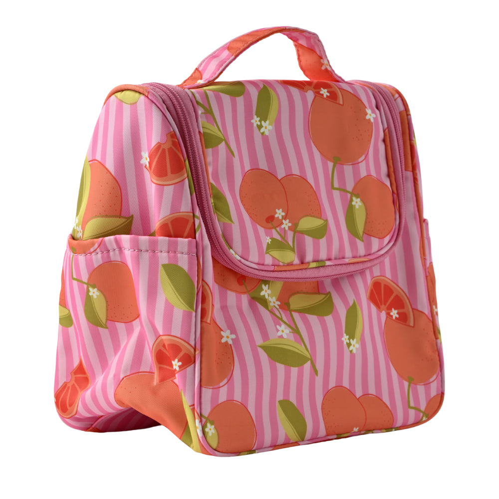 Soleil Series Travel Toiletry Bag - ORANGE STRIPE