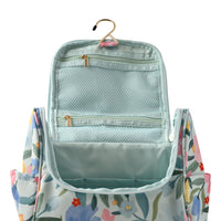 Soleil Series Travel Toiletry Bag - FLOWER MARKET BLUE