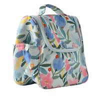 Soleil Series Travel Toiletry Bag - FLOWER MARKET BLUE