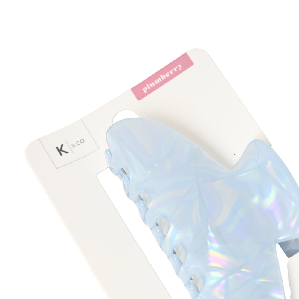 Plumberry Series Acrylic Hair Claw Clip - BLUE PEARL