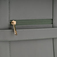 Blossoms Series  Structured Tote Bag - EVERGREEN