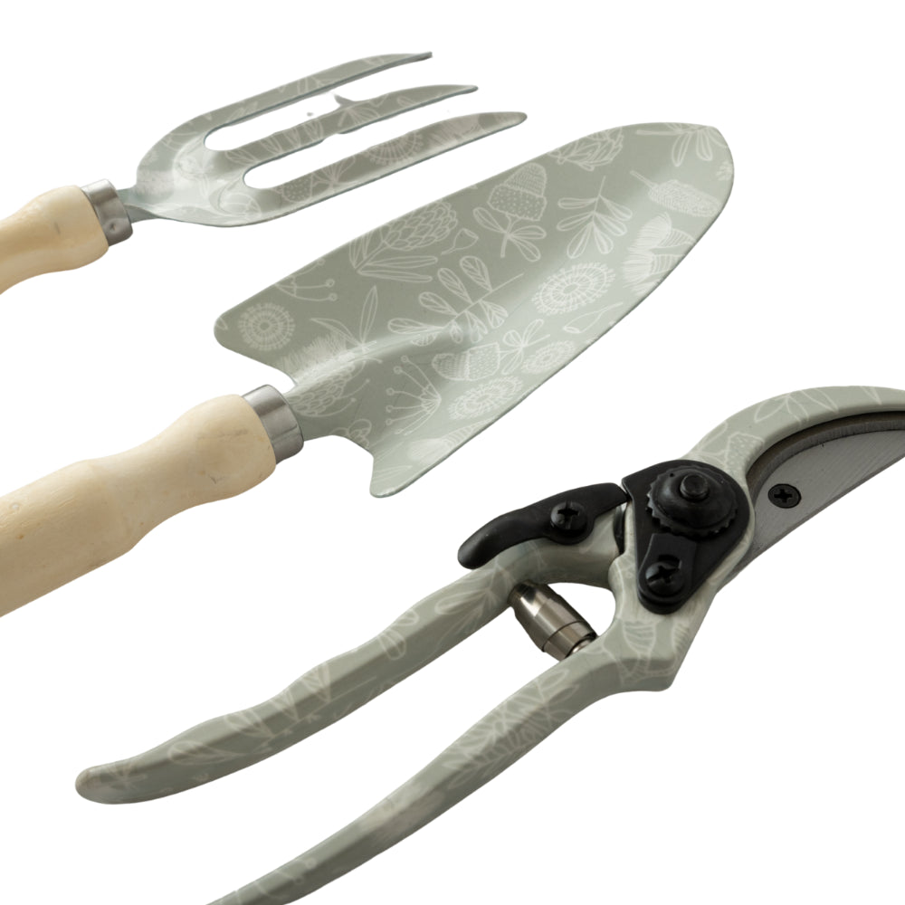 Blossoms Series  Garden Tool Set 3pc - NATIVE