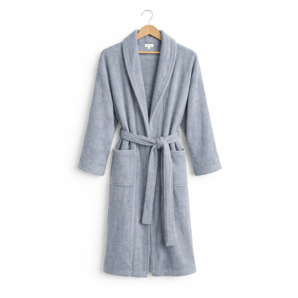 K&Co.  Serenity Series Bath Robe - DUSTY BLUE