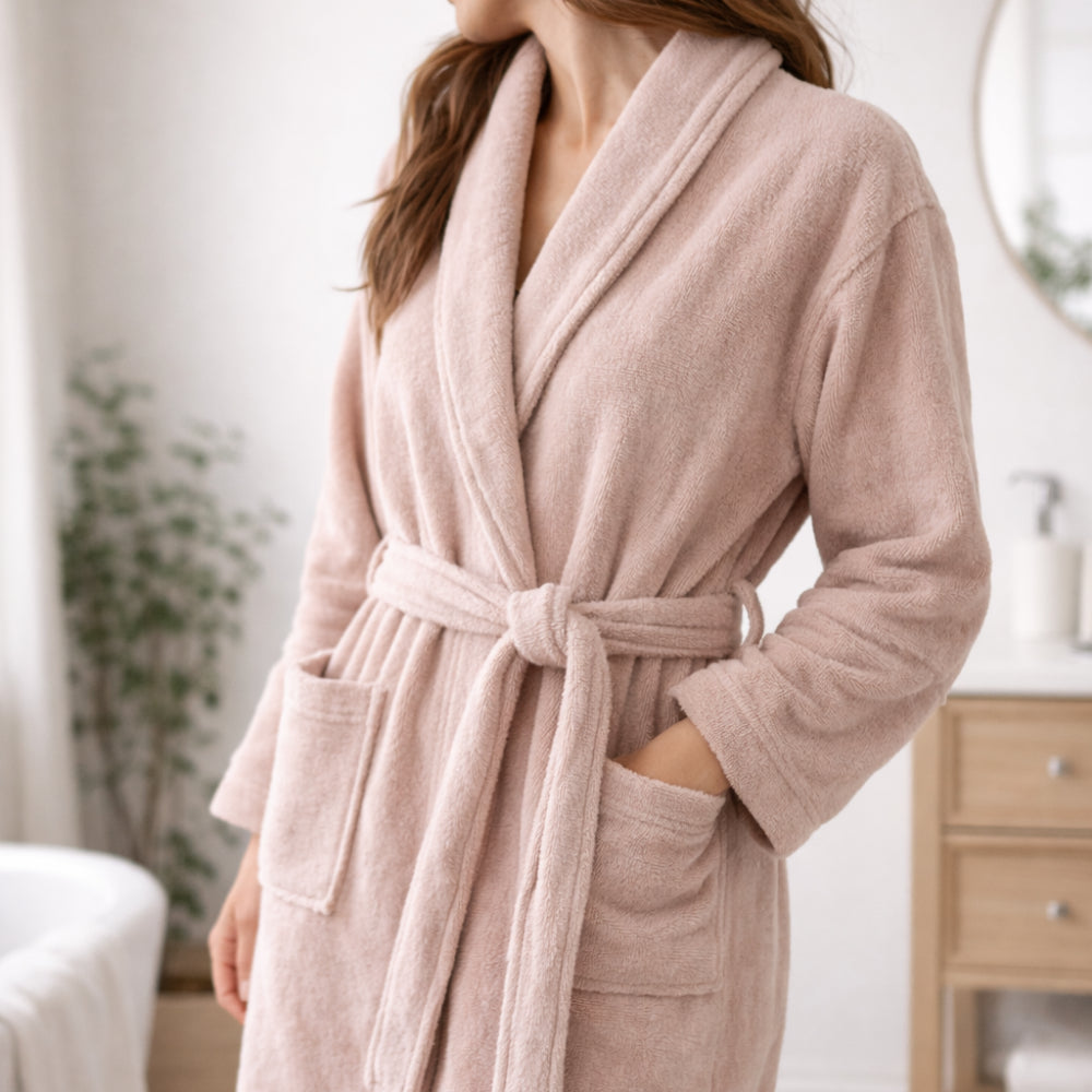 K&Co.  Serenity Series Bath Robe - ROSE