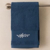 K&Co.  Serenity Series Hand Towel - NAVY