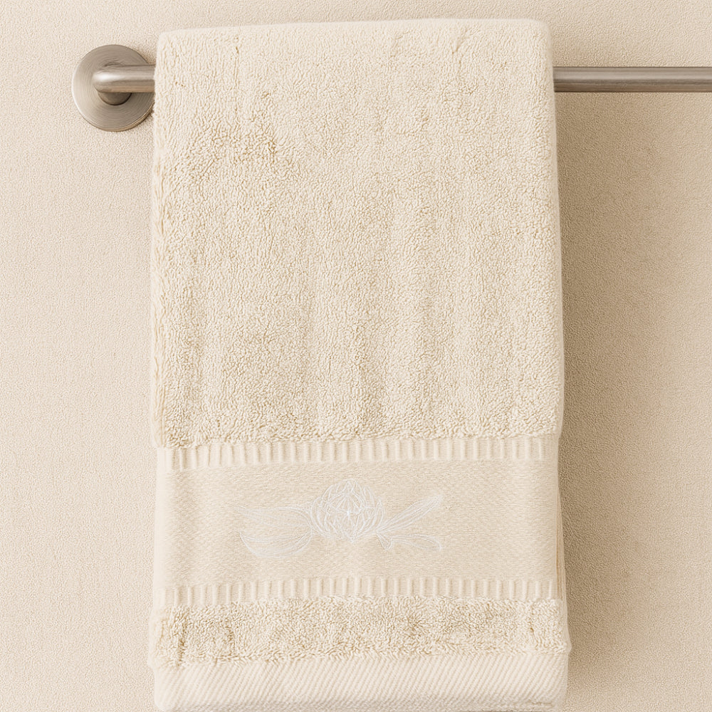 K&Co.  Serenity Series Hand Towel - TAUPE