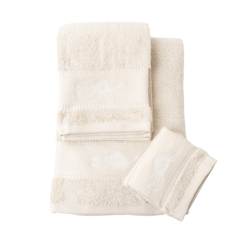 K&Co.  Serenity Series Bath Towel - TAUPE
