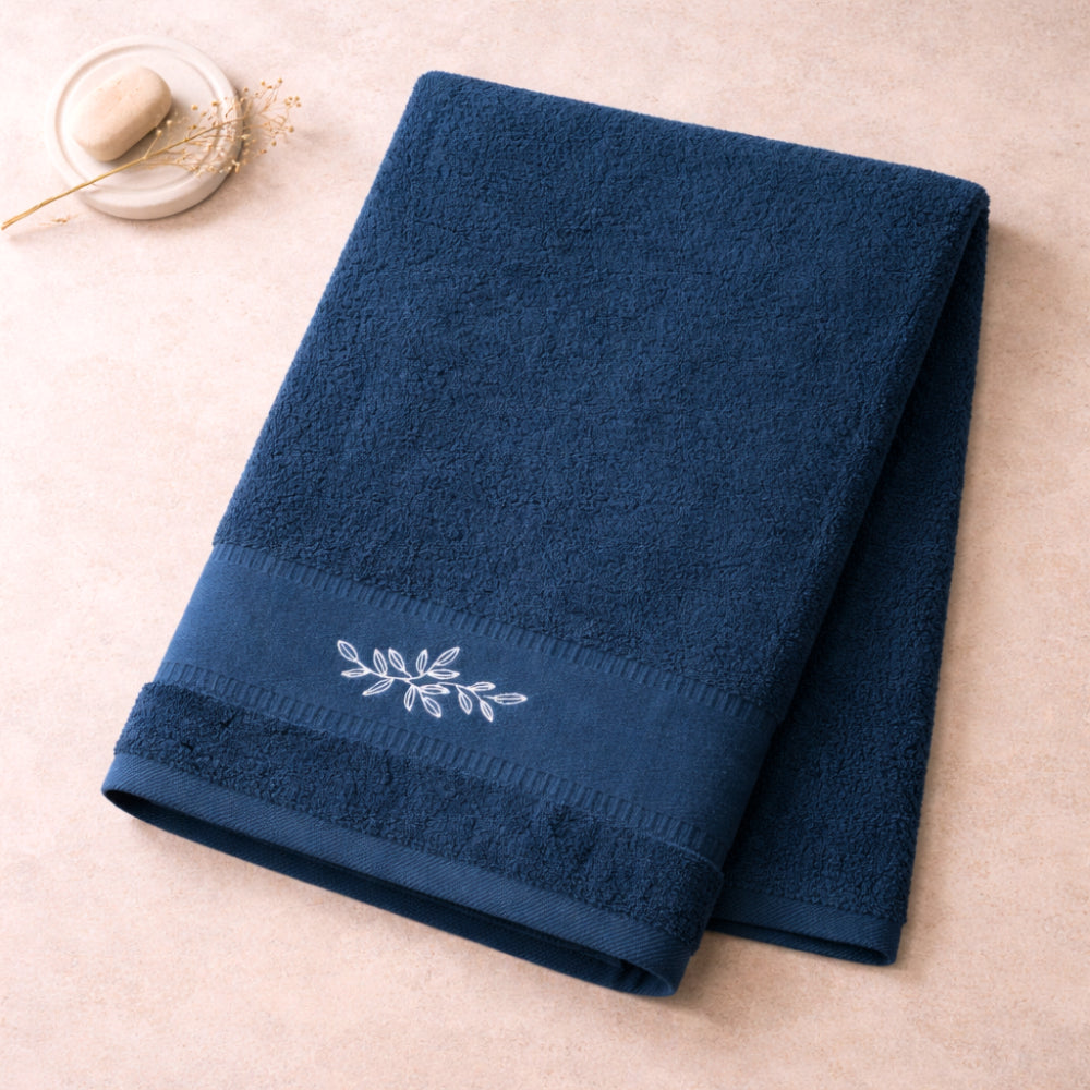 K&Co.  Serenity Series Bath Sheet - NAVY