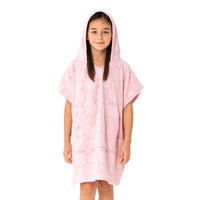 K&Co Sorrento Beach Poncho with Pocket Junior - FUCHSIA