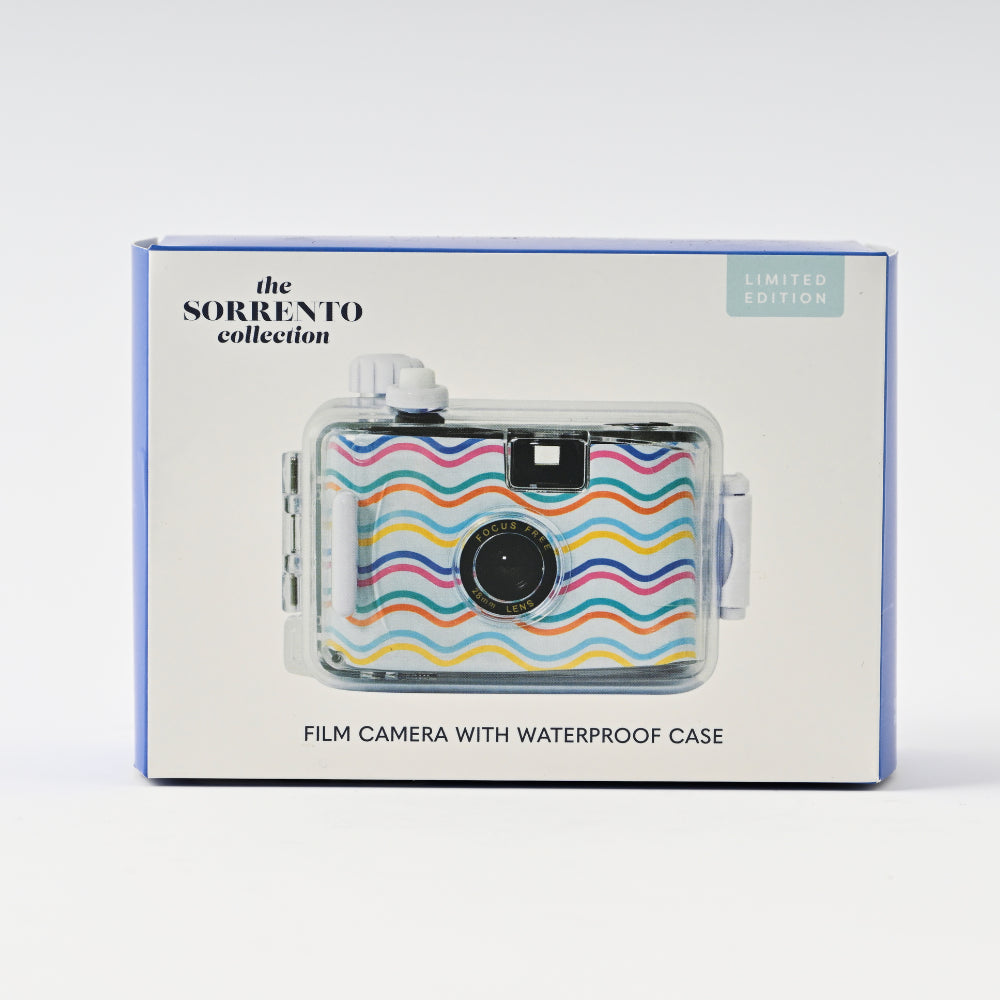 K&Co Sorrento Film Camera with Waterproof Case - COLOUR WAVE