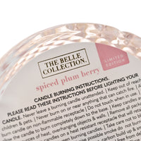 Belle Collection Faceted Candle - SPICED PLUM BERRY