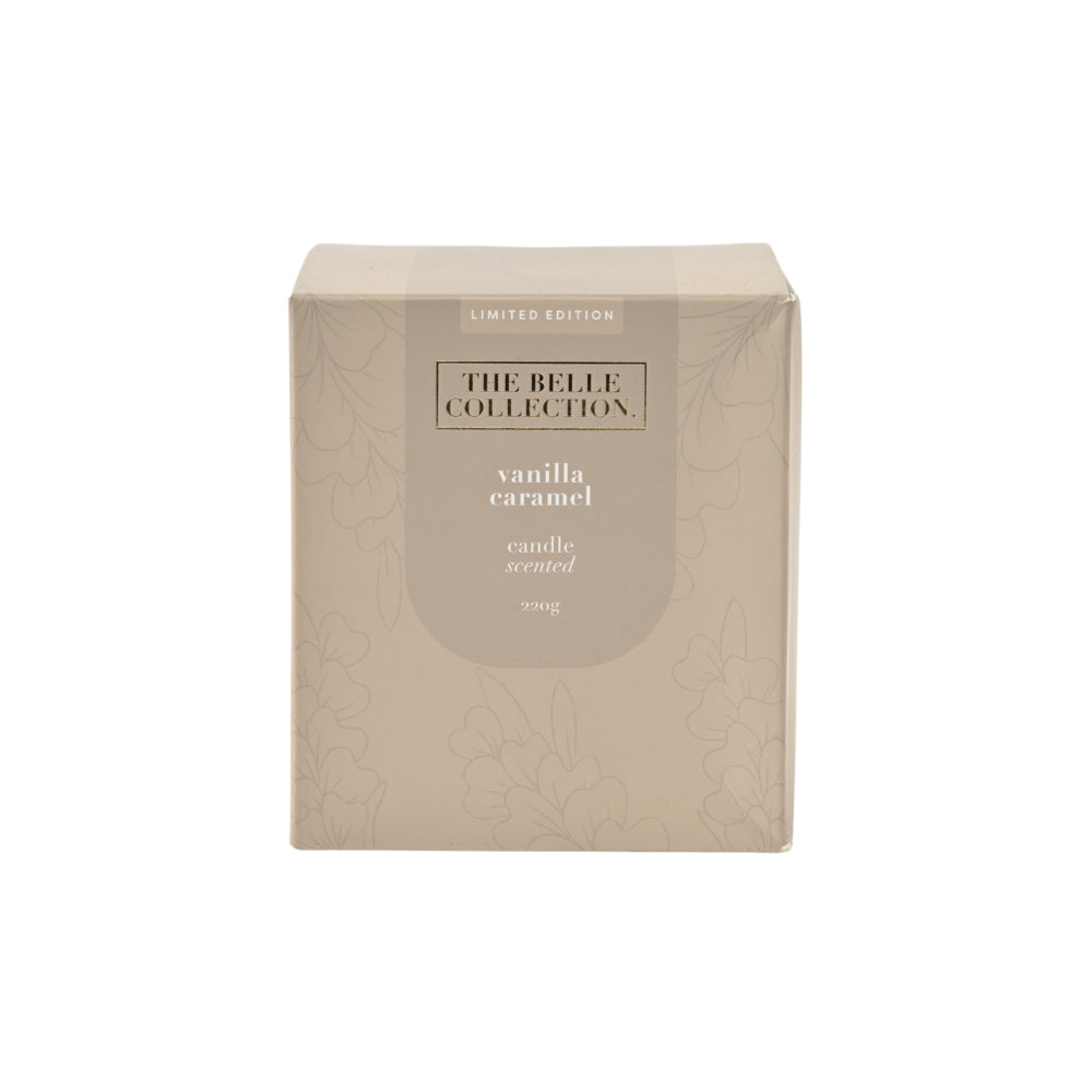 Belle Collection Candle 220g - VANILLA CARAMEL