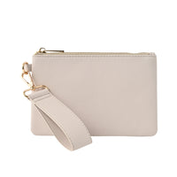 Belle Collection Clutch With Strap - TAUPE
