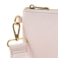 Belle Collection Clutch With Strap - SWEET PINK