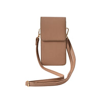 Belle Collection Crossbody Phone Bag - MOCHA