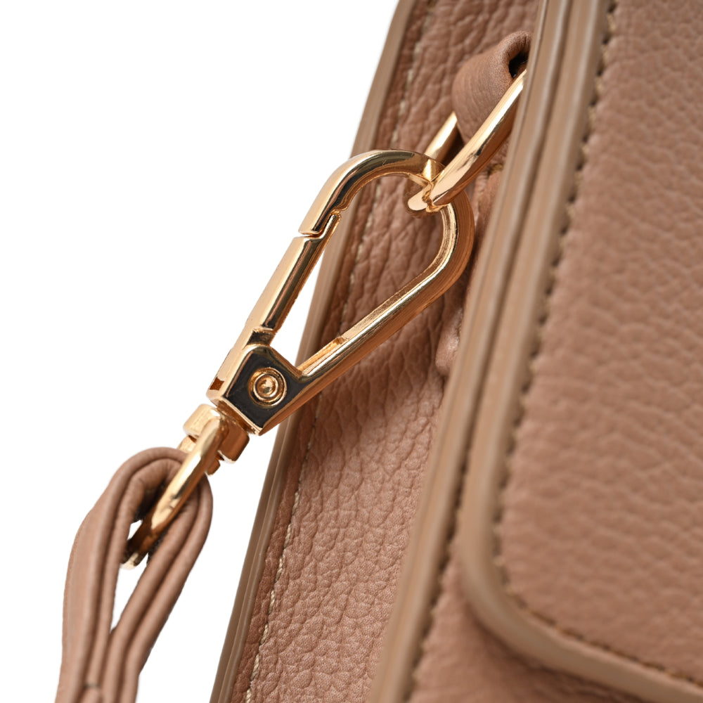 Belle Collection Crossbody Phone Bag - MOCHA