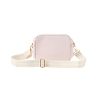 Belle Collection Textured Strap Side Bag - SWEET PINK