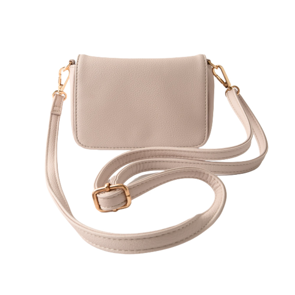 Belle Collection Mini Side Bag - TAUPE
