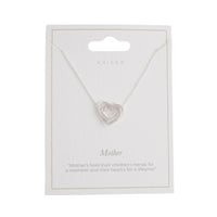 Silver Necklace - Heart