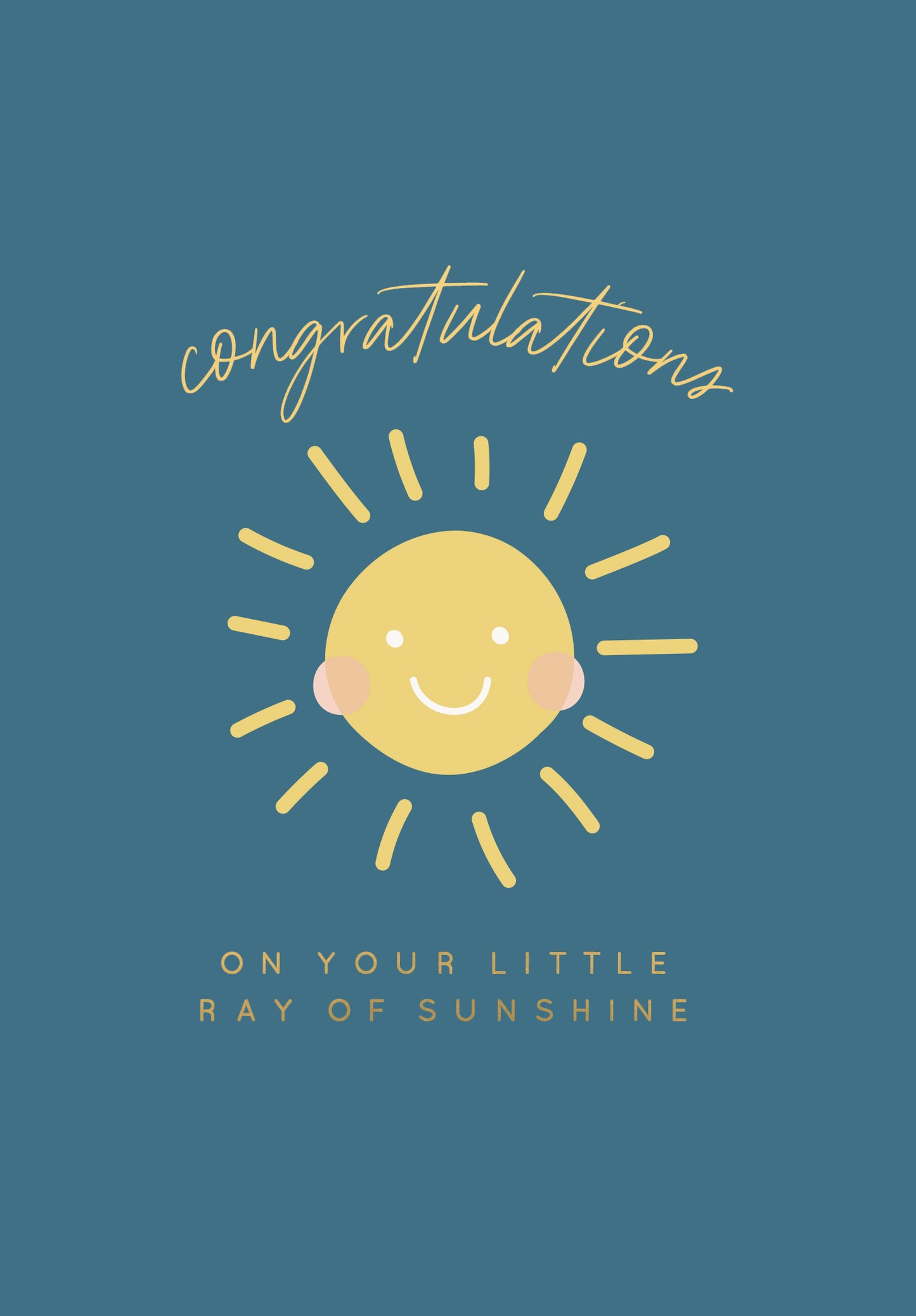Greeting Card Sunny - Ray Of Sunshine