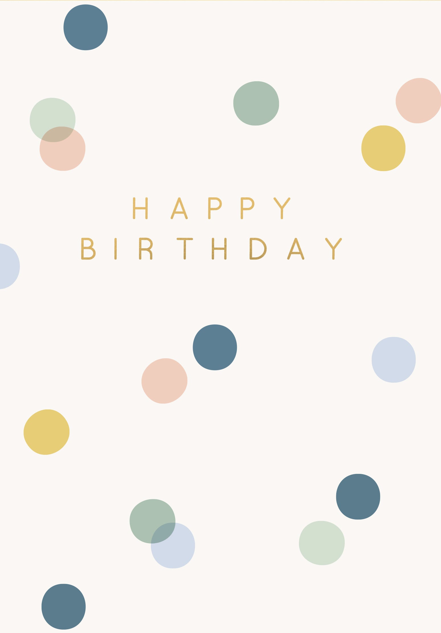 Greeting Card Sunny - Birthday Confetti Spot