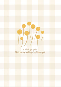 Greeting Card SUNSHINE - HAPPIEST