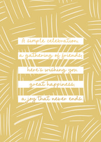 Greeting Card SUNSHINE - JOY