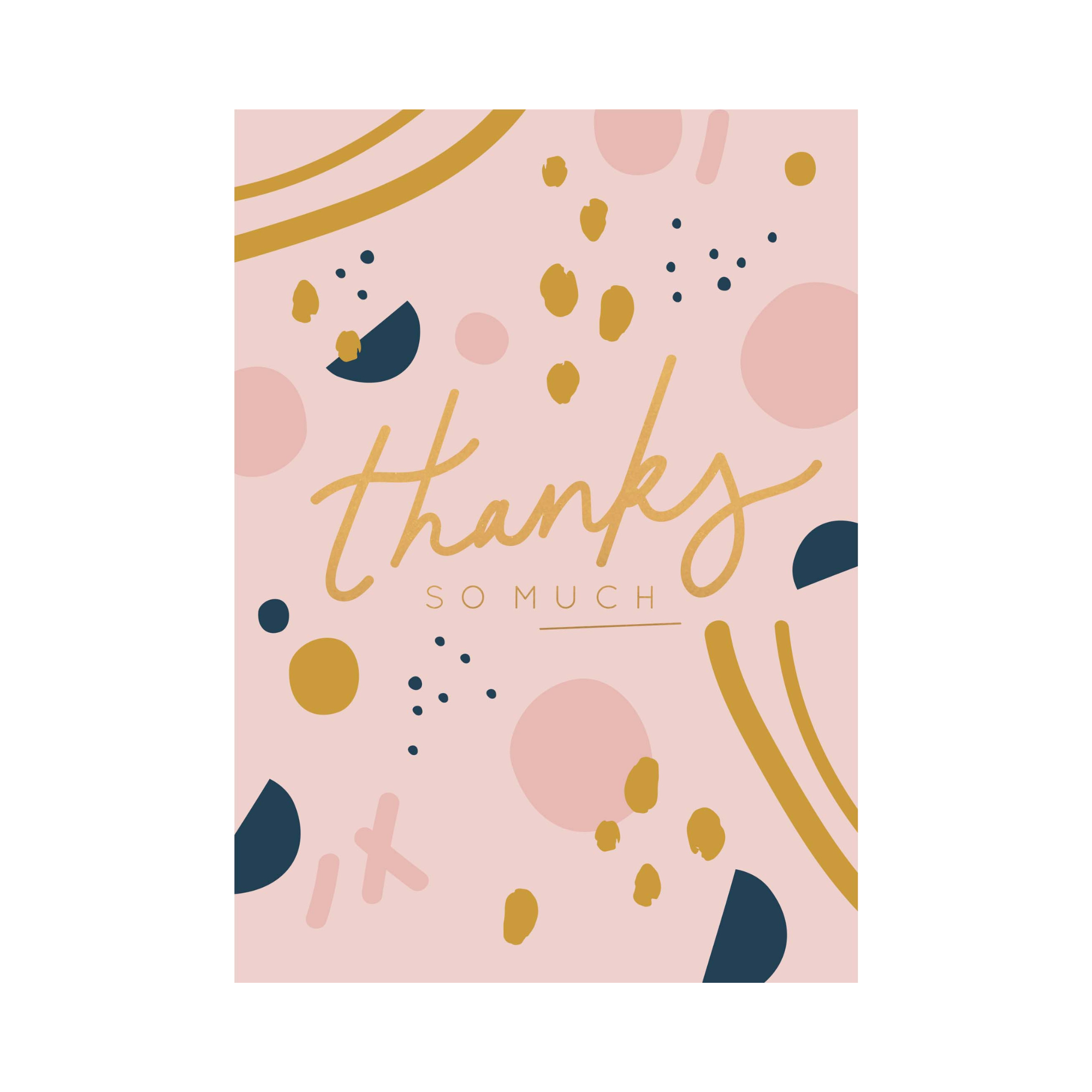 Greeting Card THANK YOU THANKS Kaisercraft Greeting Card THANK YOU THANKS Kaisercraft