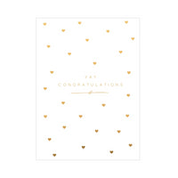 Greeting Card WEDDING - YAY CONGRATS