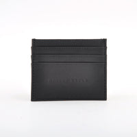 Leather Card Wallet - Black