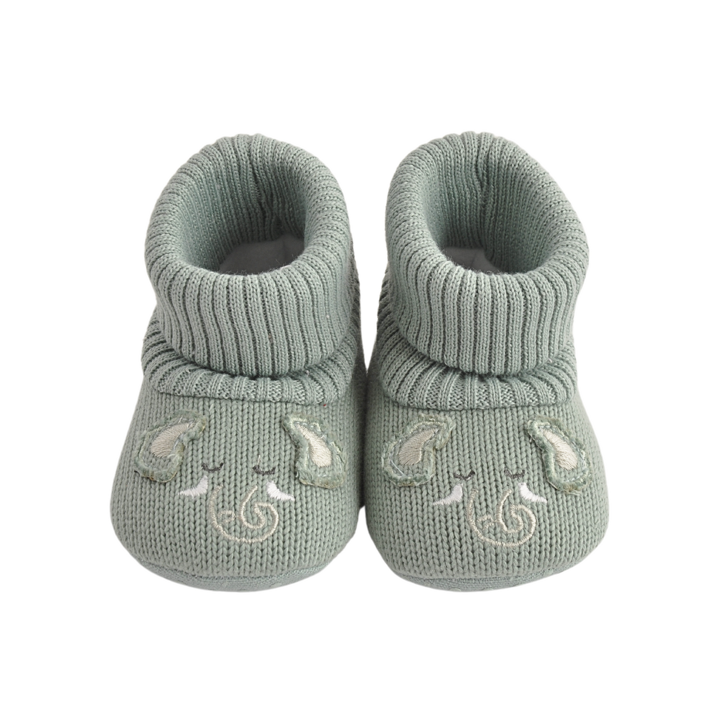 Baby Novelty Knitted Booties 0-6M - Elephant