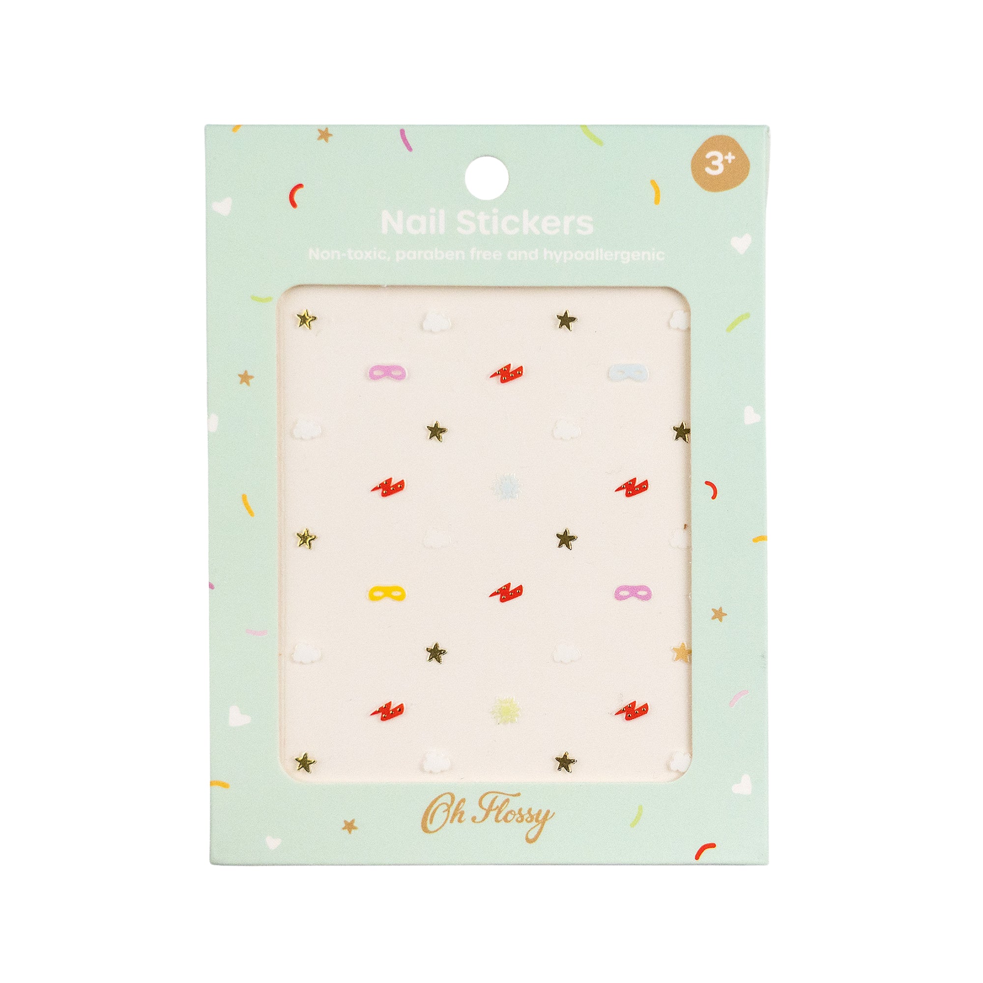 Oh Flossy Nail Stickers - Superhero