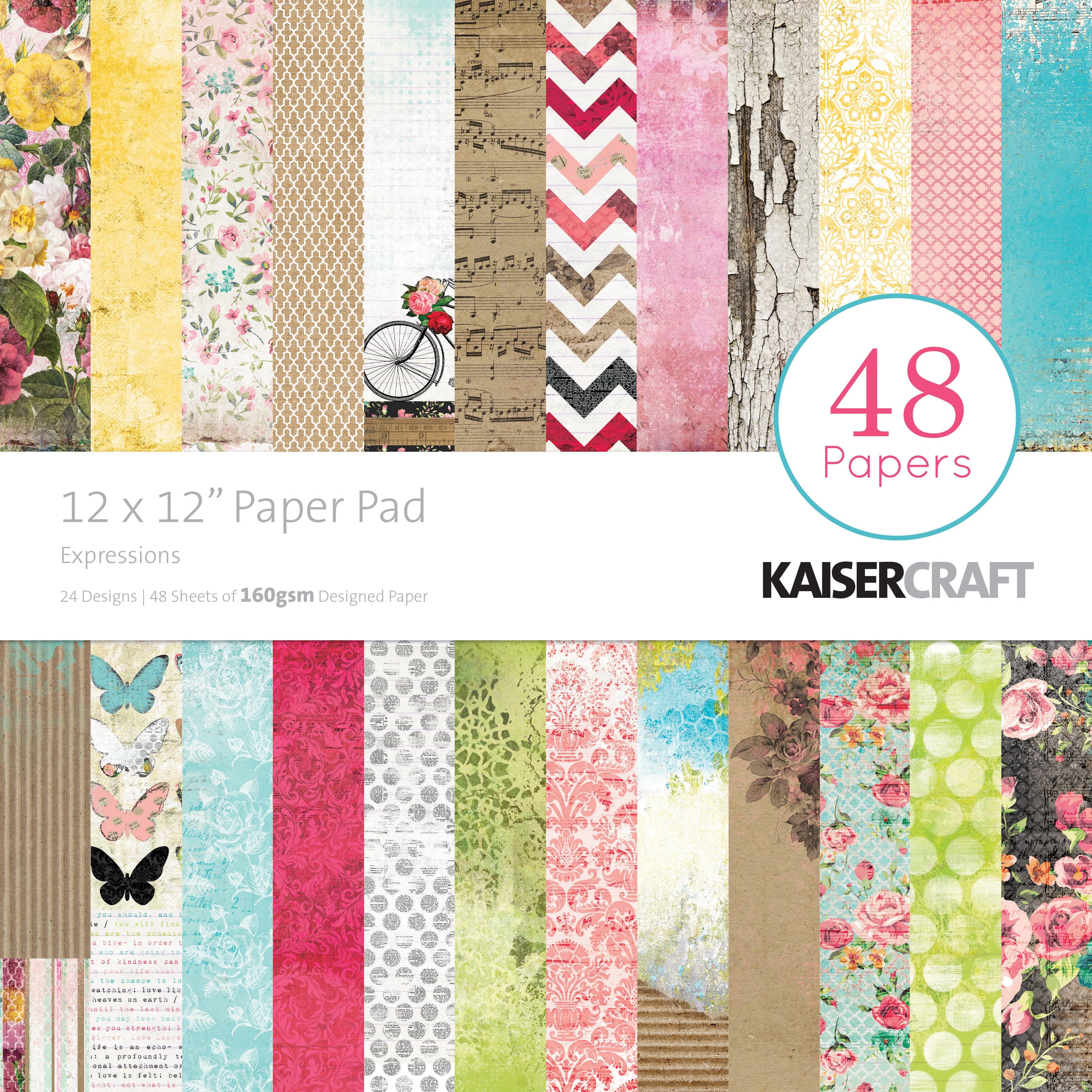 Expressions Paper Pad 12x12