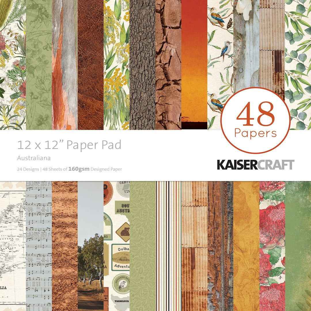 Australiana 12x12 Paper Pad